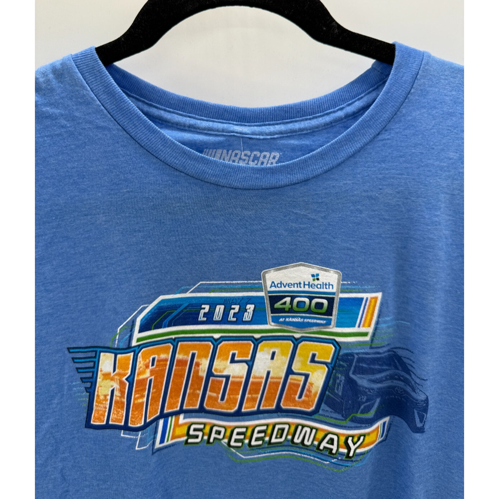 IndyCar Mens T Shirt 2023 Kansas Speedway Advent Health 400 Size Medium Graphic - Picture 3 of 8